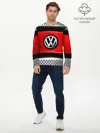 Мужской лонгслив базовый / VOLKSWAGEN