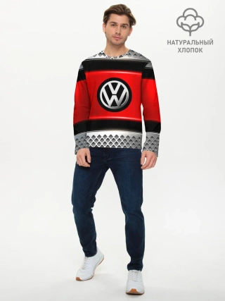 Мужской лонгслив базовый / VOLKSWAGEN