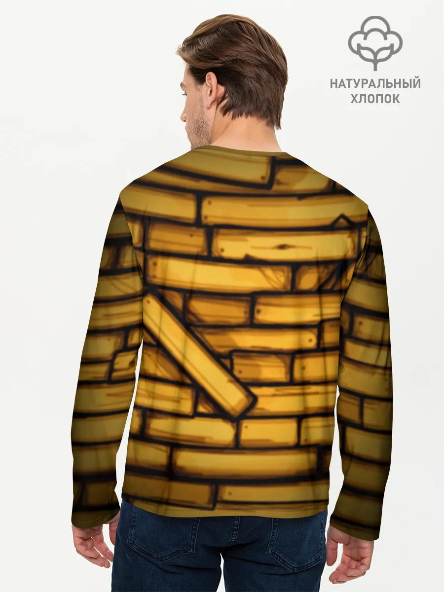 Мужской лонгслив базовый / Bendy and the ink machine