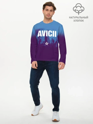 Мужской лонгслив базовый / Avicii
