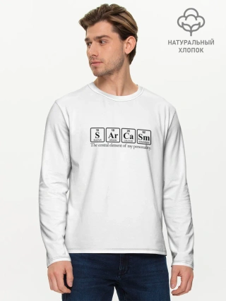 Мужской лонгслив базовый / Sarcasm