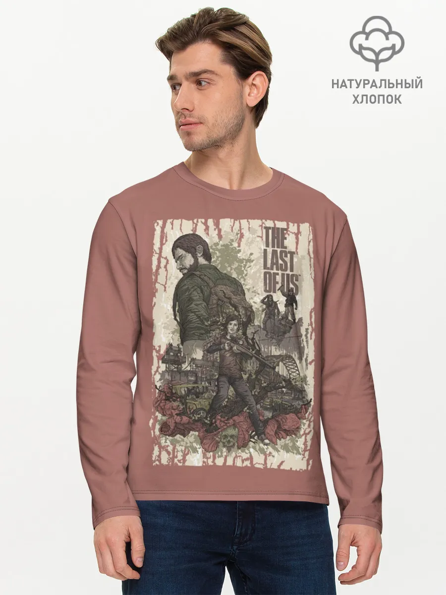 Мужской лонгслив базовый / The Last of Us_3