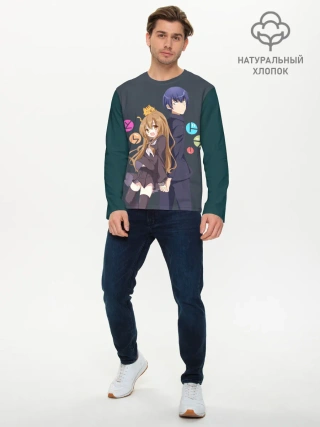 Мужской лонгслив базовый / Toradora