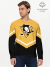 Мужской лонгслив базовый / Pittsburgh Penguins