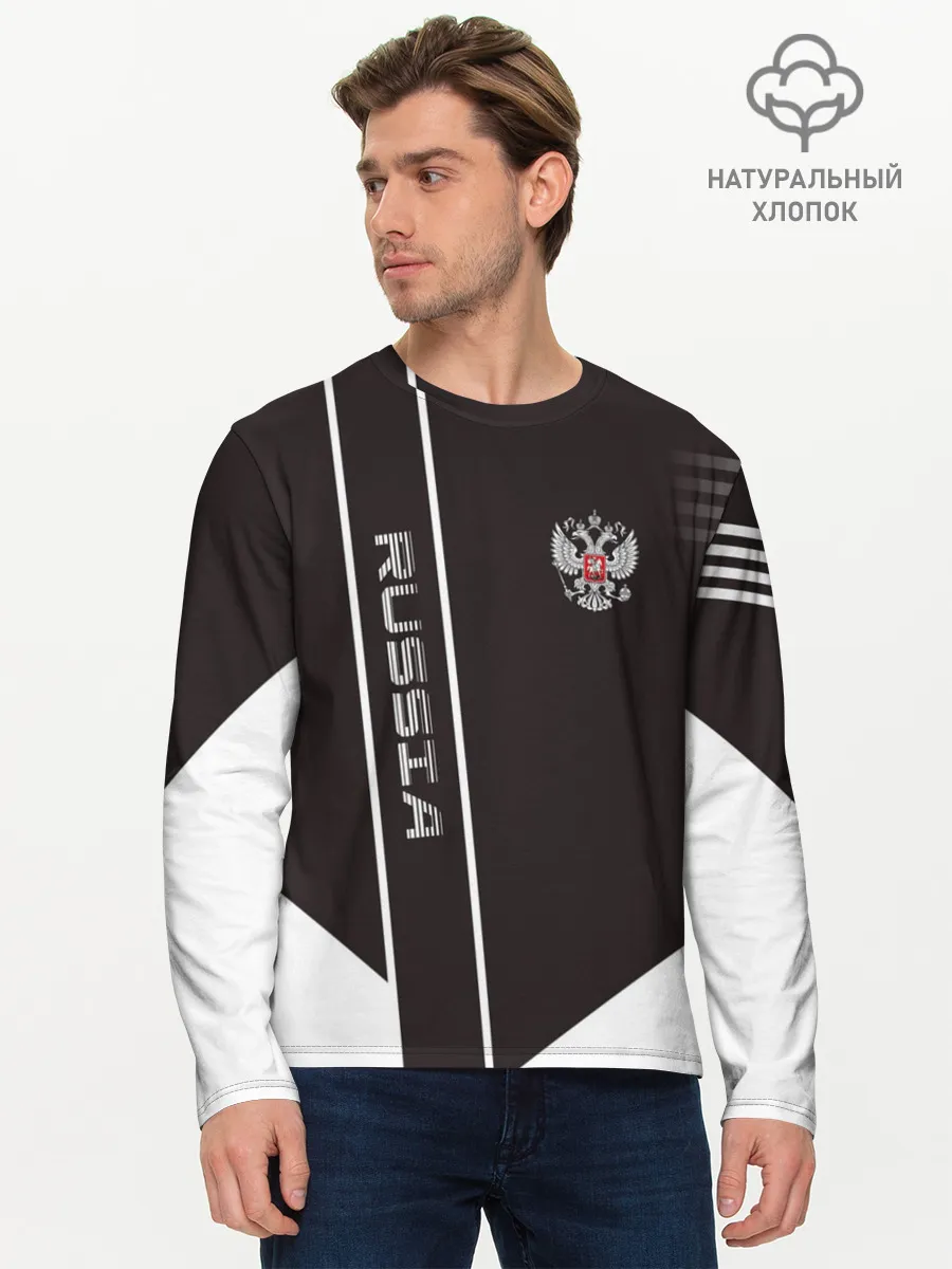 Мужской лонгслив базовый / Russia
