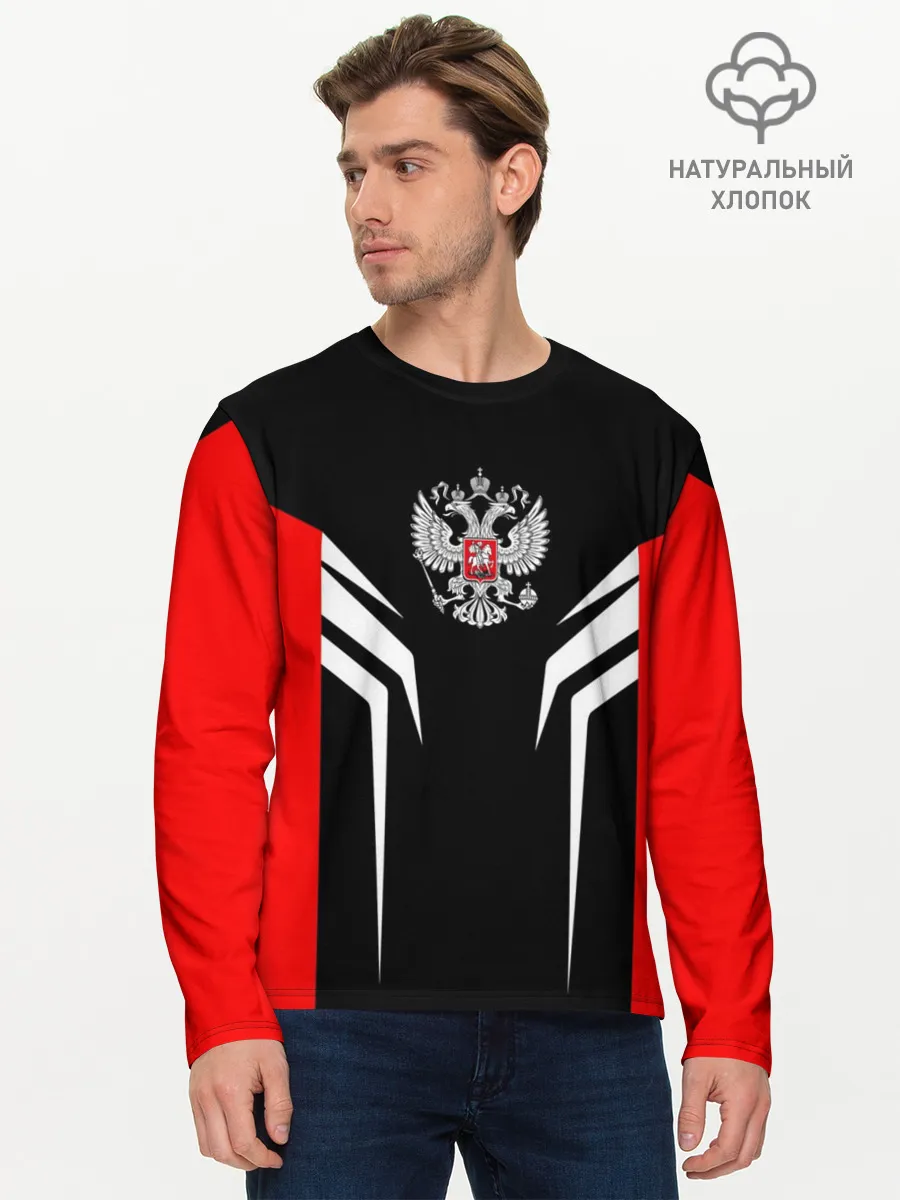 Мужской лонгслив базовый / Россия