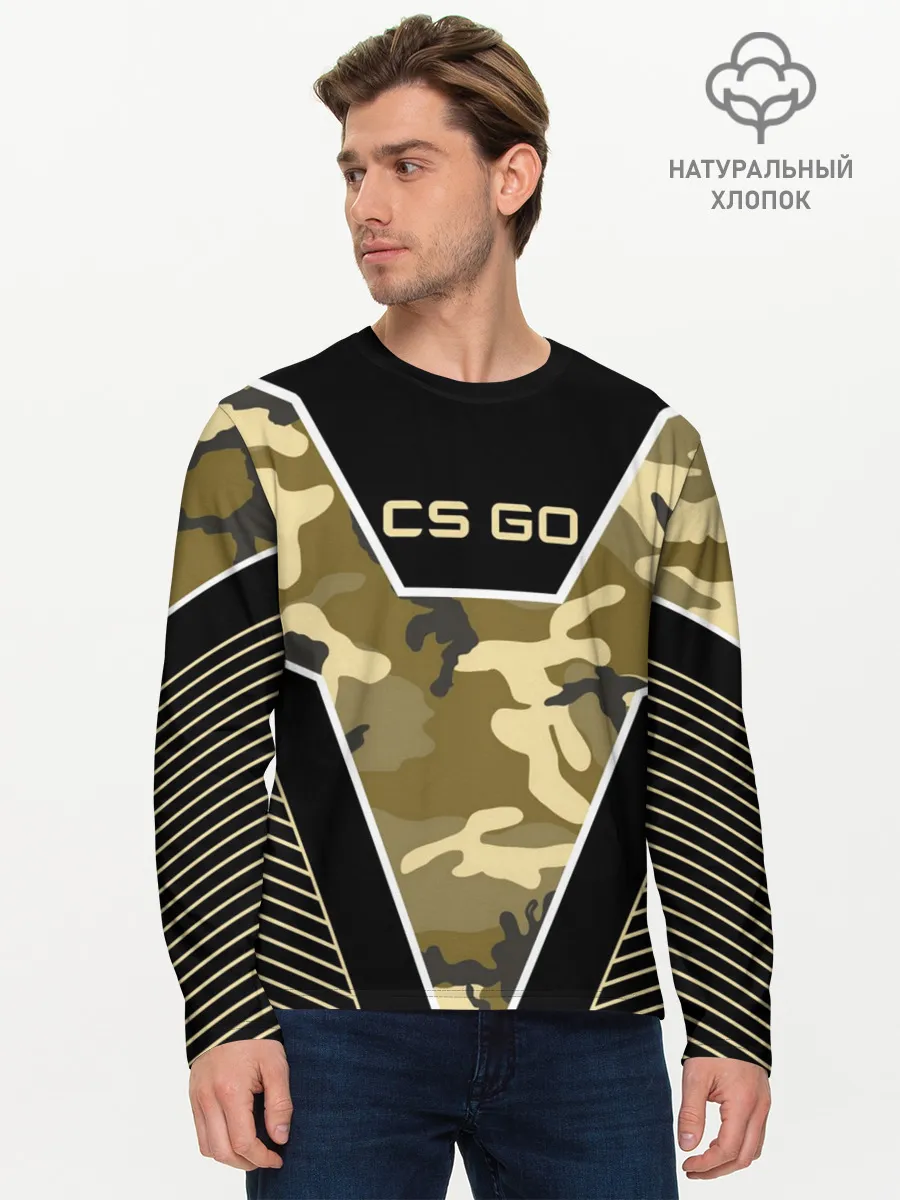 Мужской лонгслив базовый / CS:GO