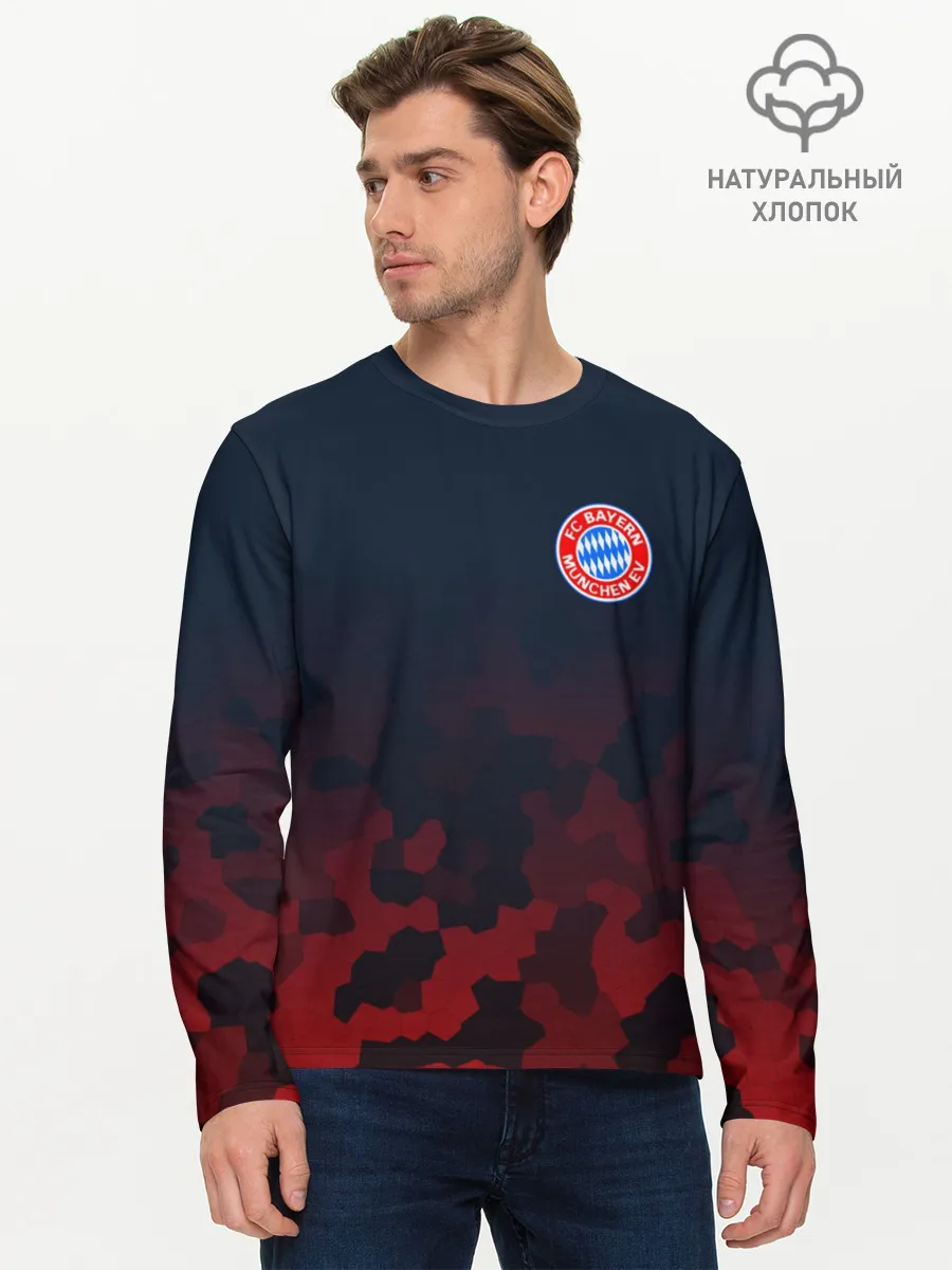 Мужской лонгслив базовый / BAYERN MUNCHEN SPORT