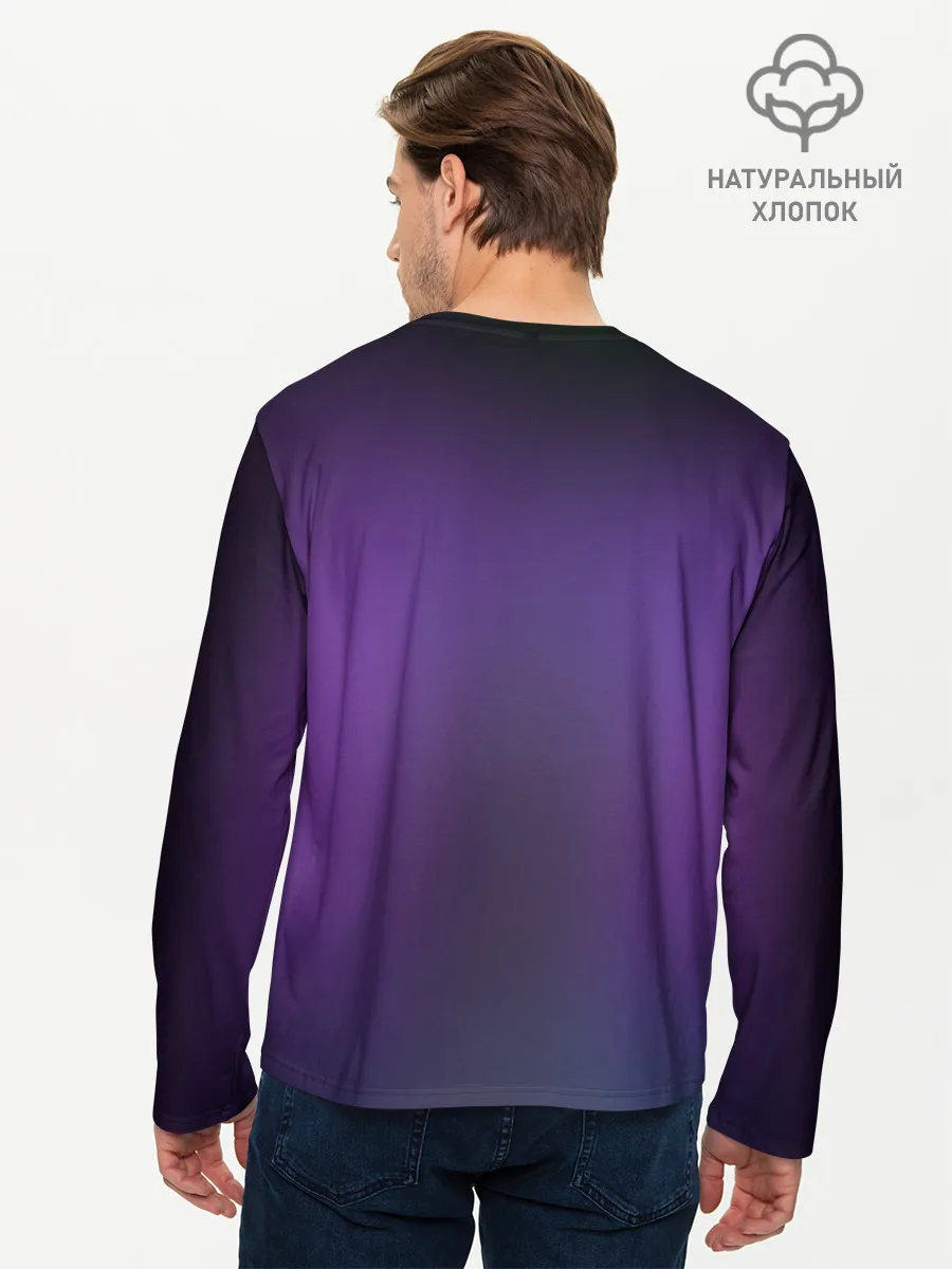 Мужской лонгслив базовый / Raven