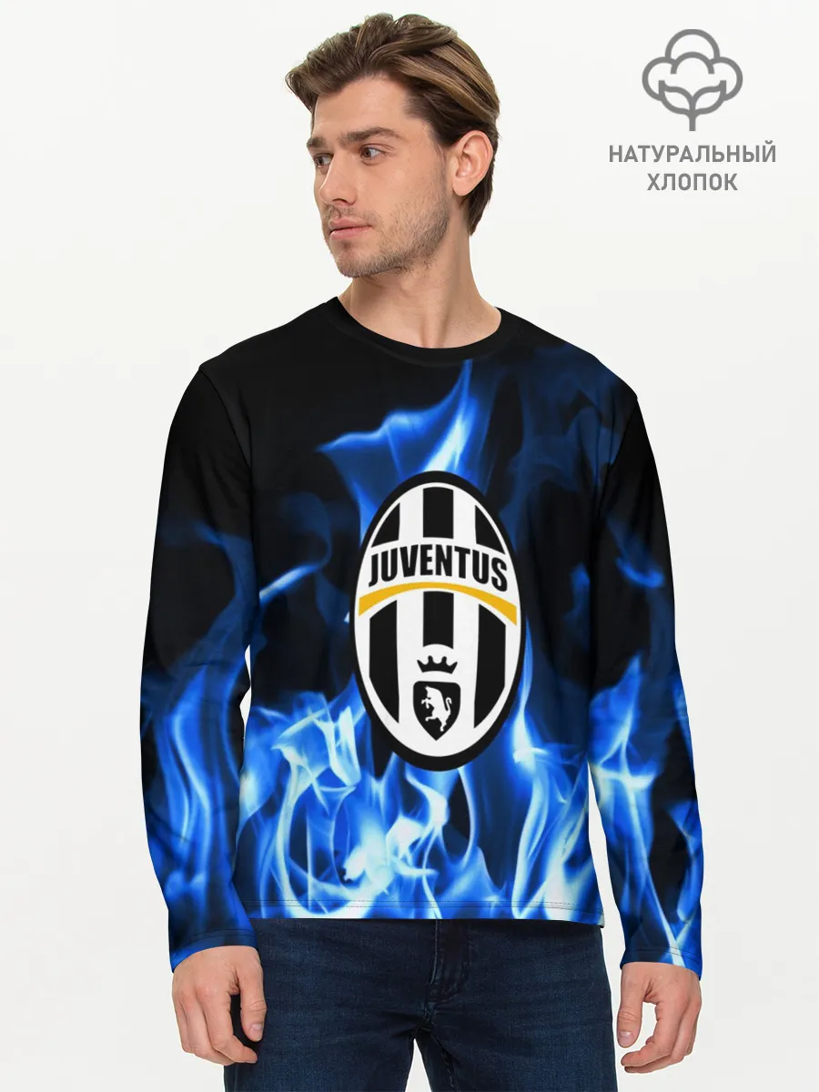 Мужской лонгслив базовый / JUVENTUS