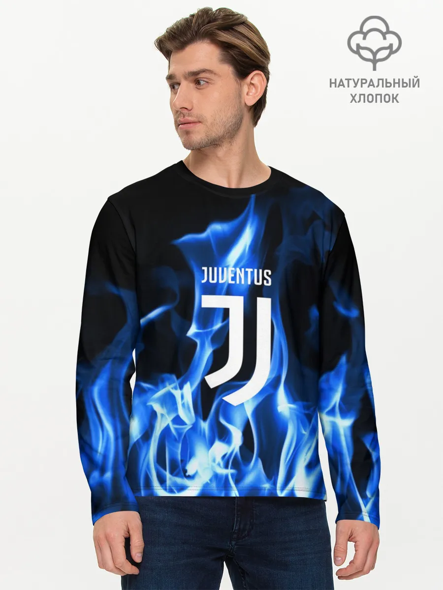Мужской лонгслив базовый / JUVENTUS