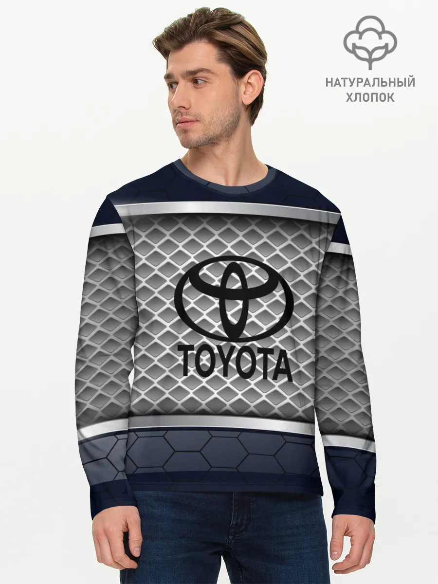 Мужской лонгслив базовый / TOYOTA SPORT