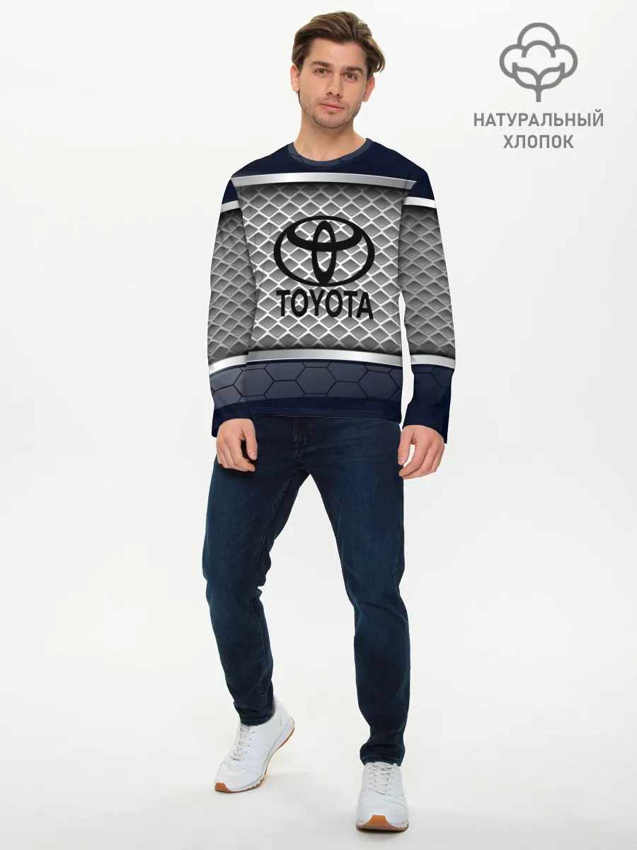Мужской лонгслив базовый / TOYOTA SPORT