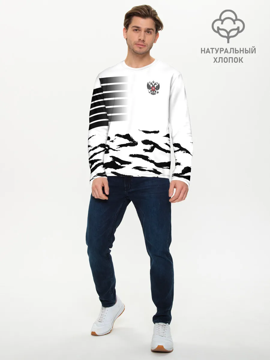 Мужской лонгслив базовый / Россия