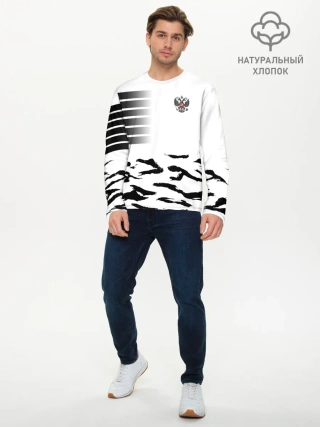 Мужской лонгслив базовый / Россия