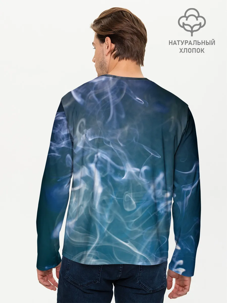 Мужской лонгслив базовый / Луна