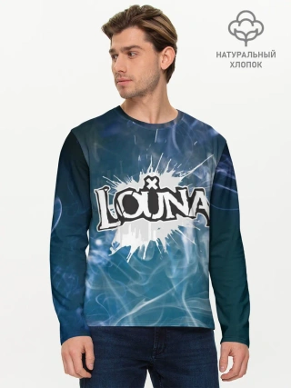 Мужской лонгслив базовый / Луна