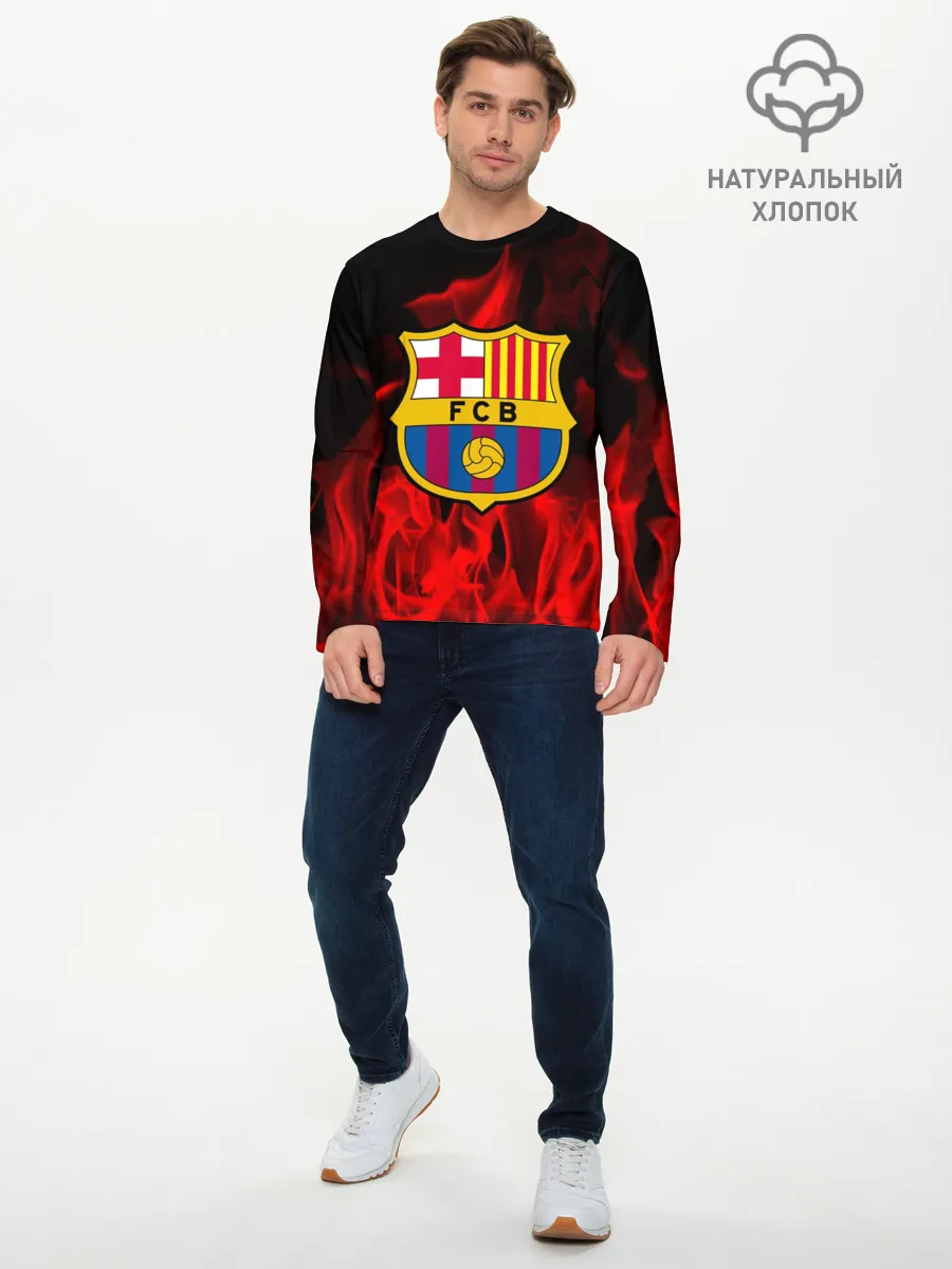 Мужской лонгслив базовый / BARCELONA SPORT