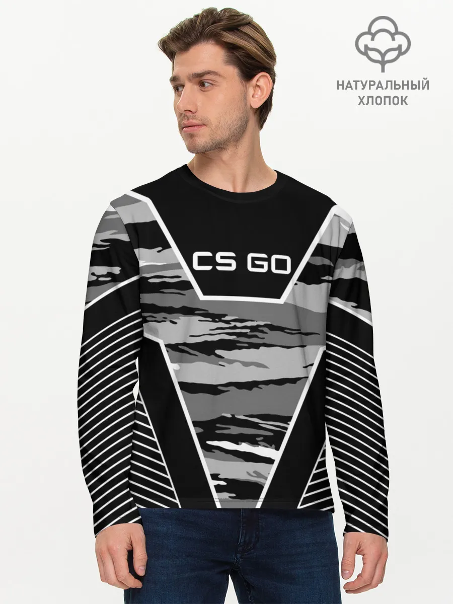 Мужской лонгслив базовый / CS:GO