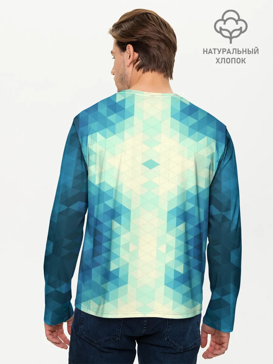 Мужской лонгслив базовый / Акула