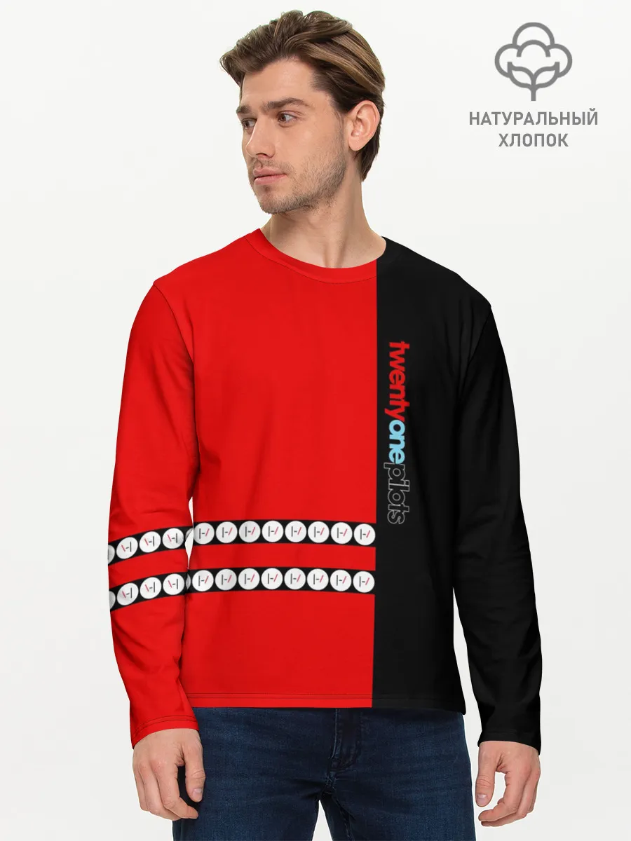 Мужской лонгслив базовый / Twenty One Pilots