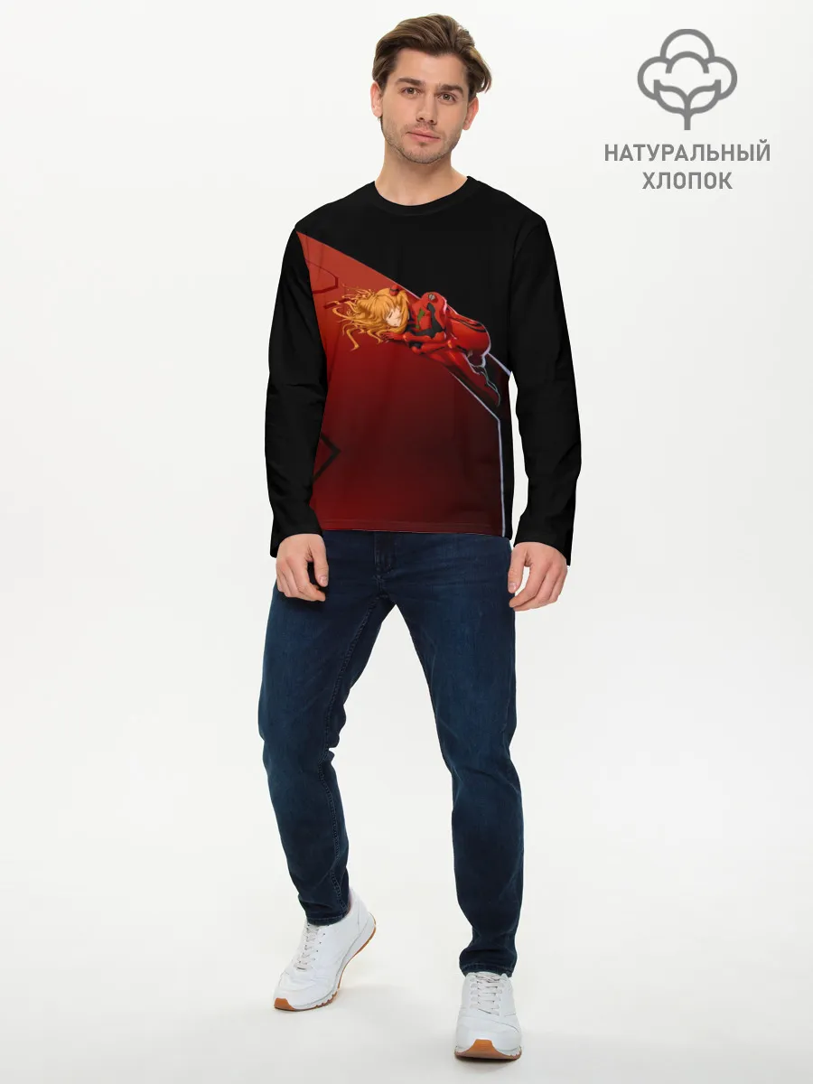 Мужской лонгслив базовый / Asuka Langley Soryu