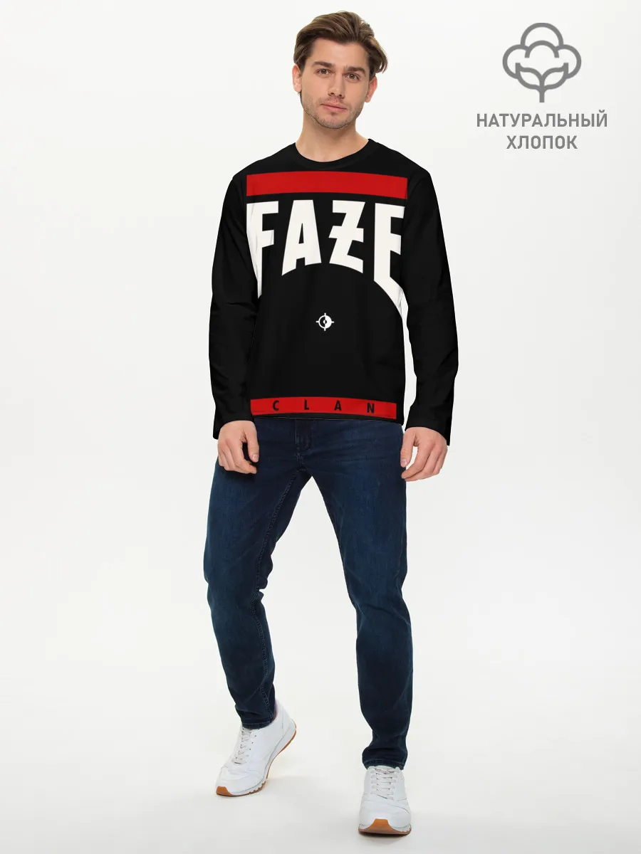 Мужской лонгслив базовый / Faze Clan