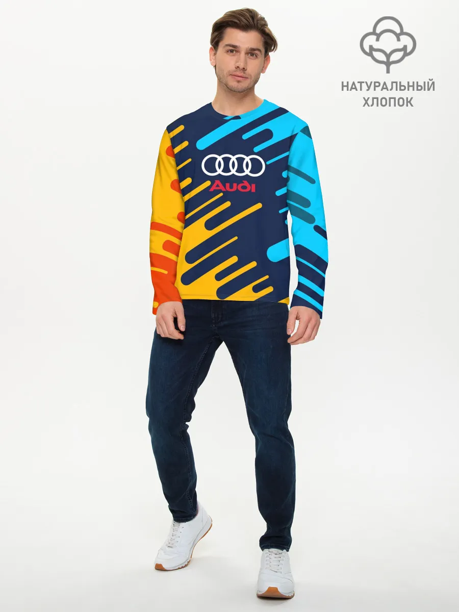 Мужской лонгслив базовый / AUDI.