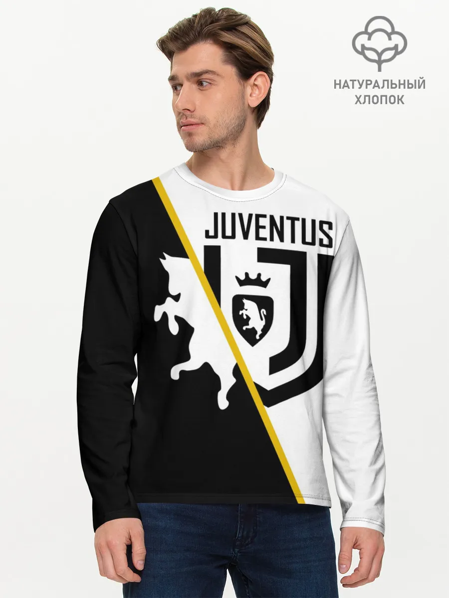Мужской лонгслив базовый / JUVENTUS.