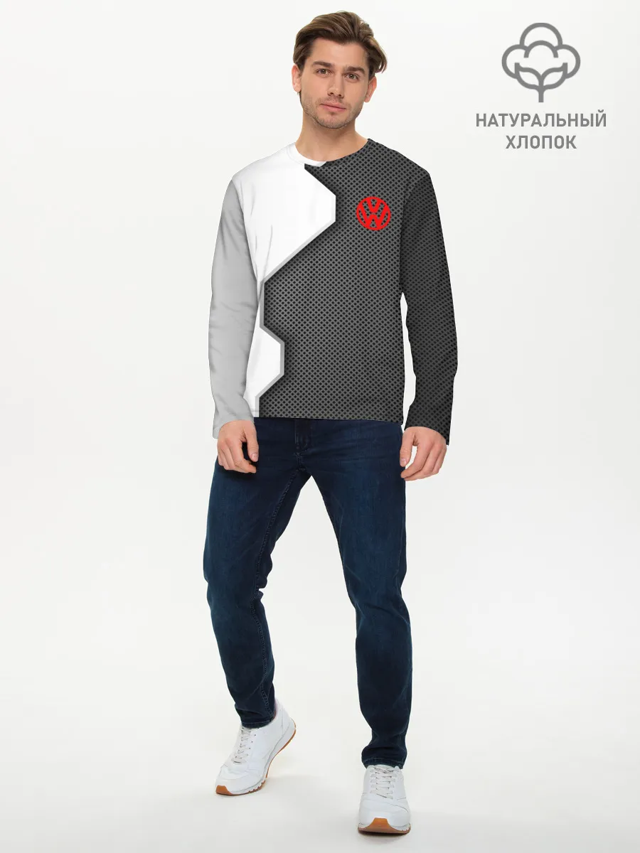 Мужской лонгслив базовый / Volkswagen sport uniform auto