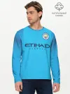 Мужской лонгслив базовый / Man. City 18-19