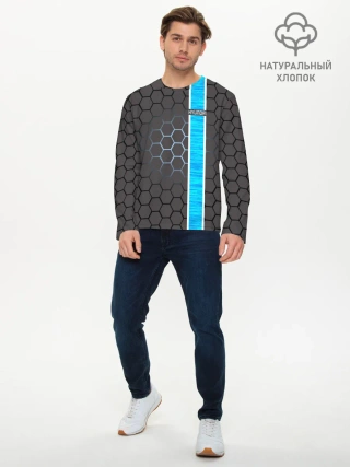 Мужской лонгслив базовый / Hyundai