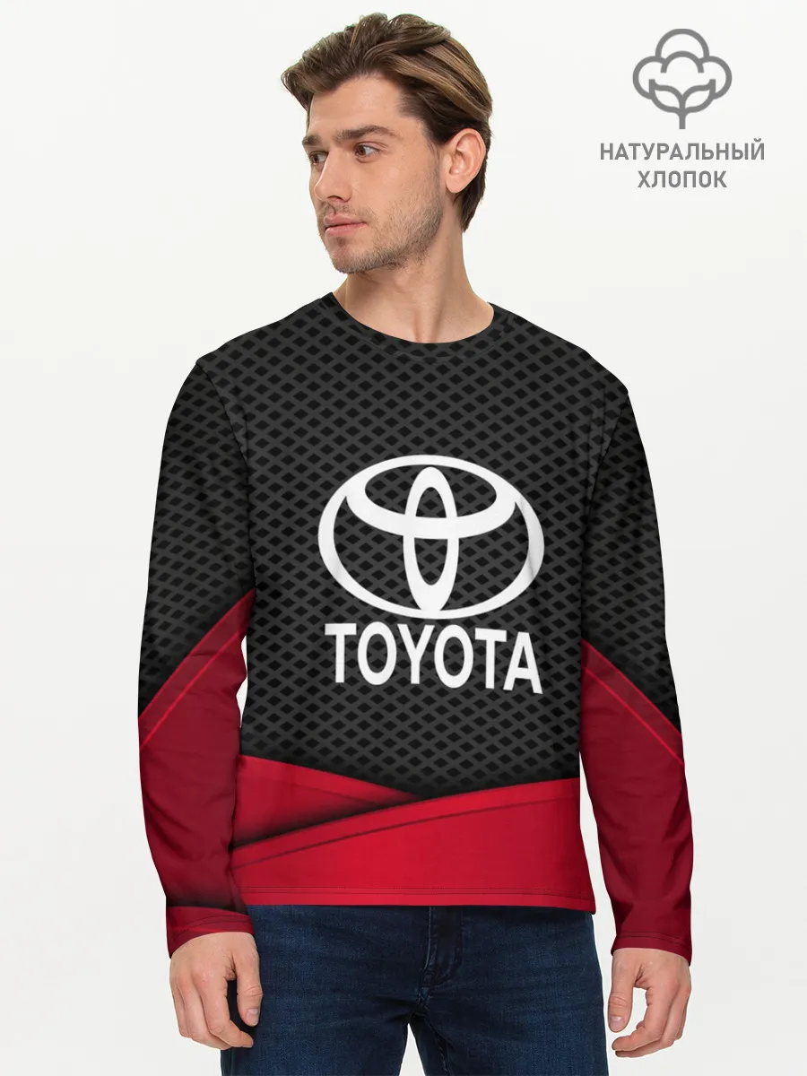 Мужской лонгслив базовый / TOYOTA