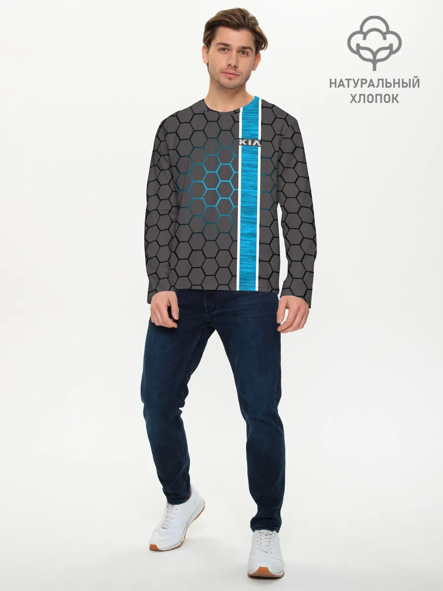 Мужской лонгслив базовый / Kia