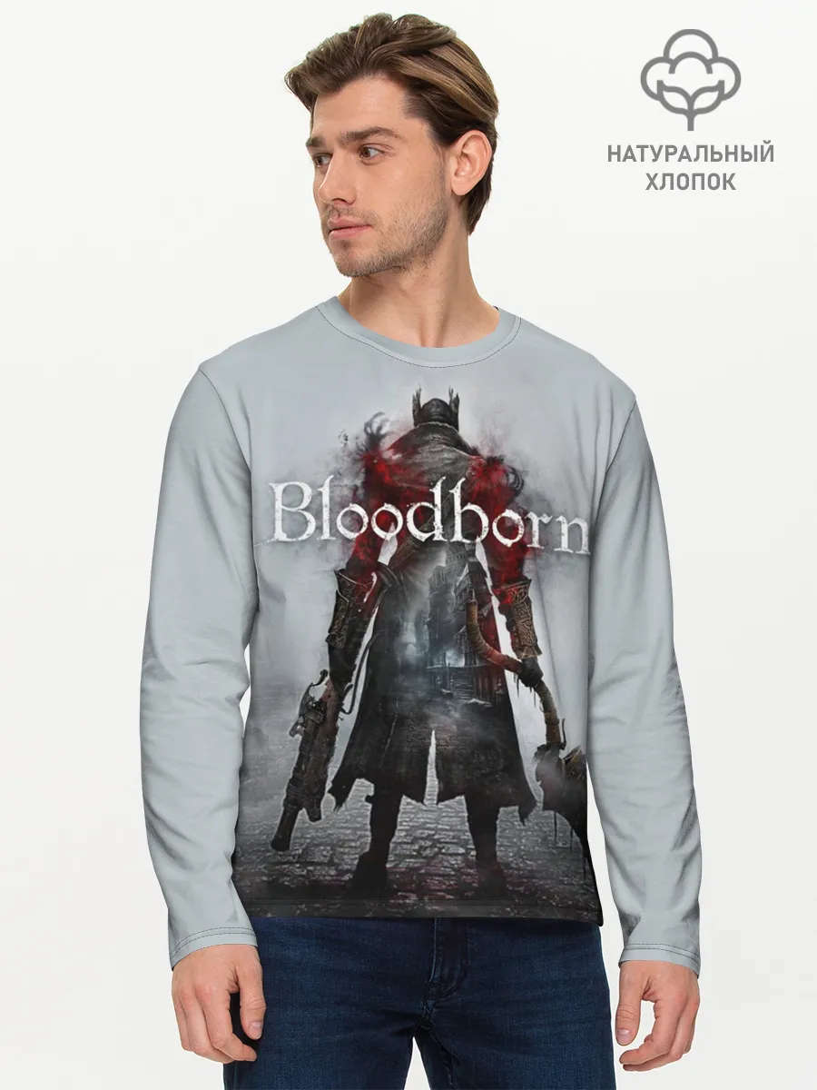 Мужской лонгслив базовый / Bloodborne
