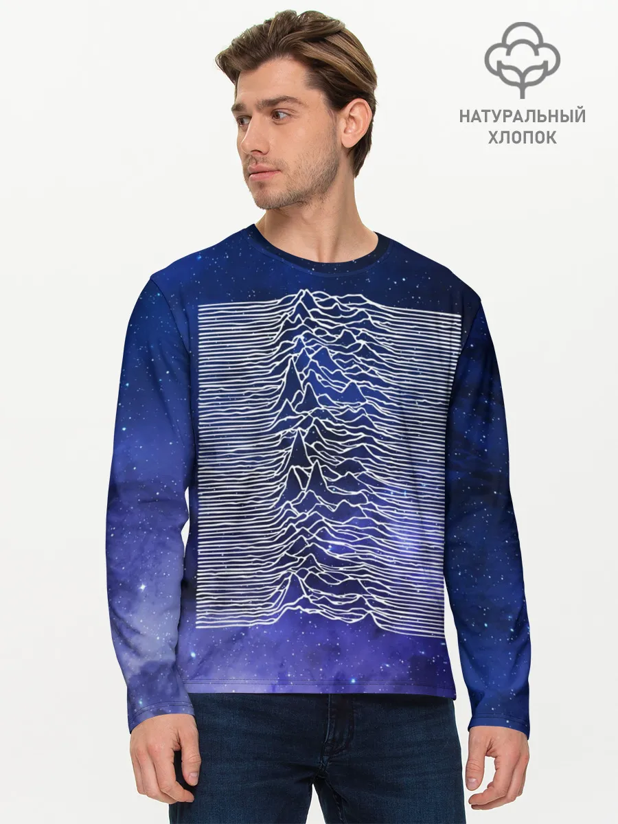 Мужской лонгслив базовый / Unknown Pleasures