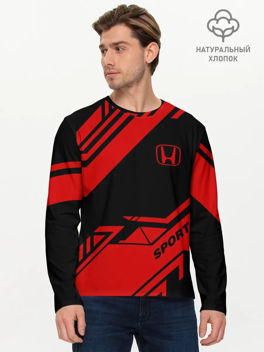Мужской лонгслив базовый / HONDA SPORT