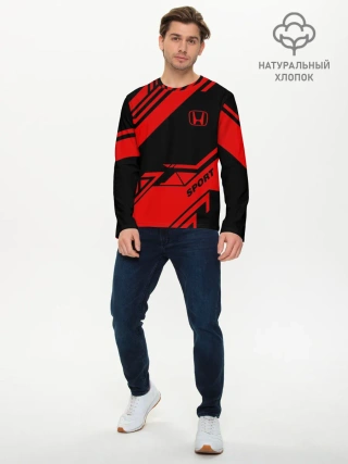 Мужской лонгслив базовый / HONDA SPORT