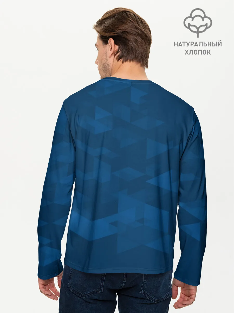 Мужской лонгслив базовый / PSG ABSTRACT | ПСГ АБСТРАКЦИЯ