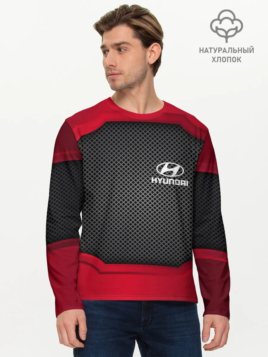 Мужской лонгслив базовый / HYUNDAI SPORT