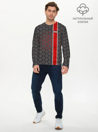 Мужской лонгслив базовый / Mazda