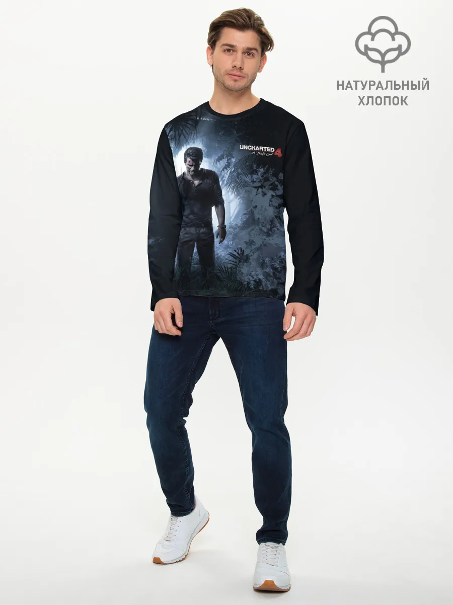 Мужской лонгслив базовый / Drake in jungle