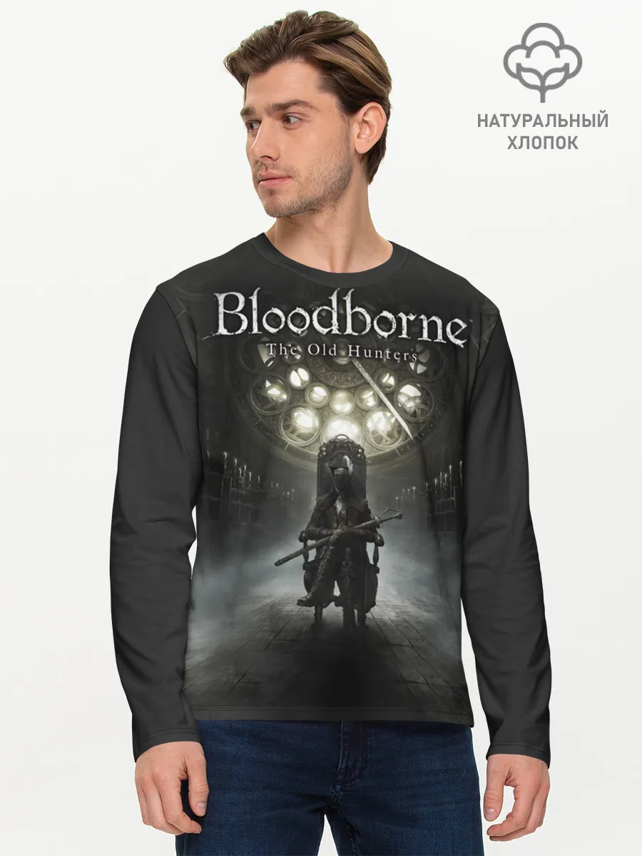 Мужской лонгслив базовый / Bloodborne