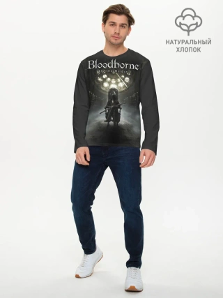 Мужской лонгслив базовый / Bloodborne