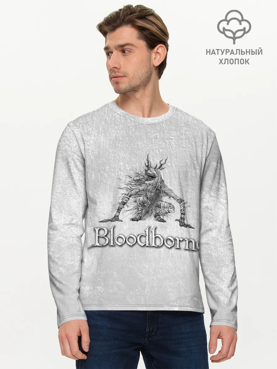 Мужской лонгслив базовый / Bloodborne