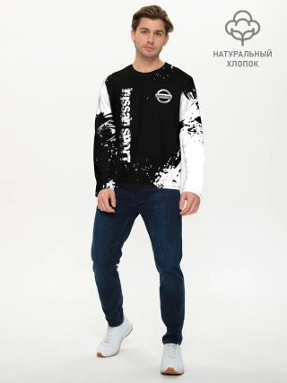 Мужской лонгслив базовый / NISSAN SPORT