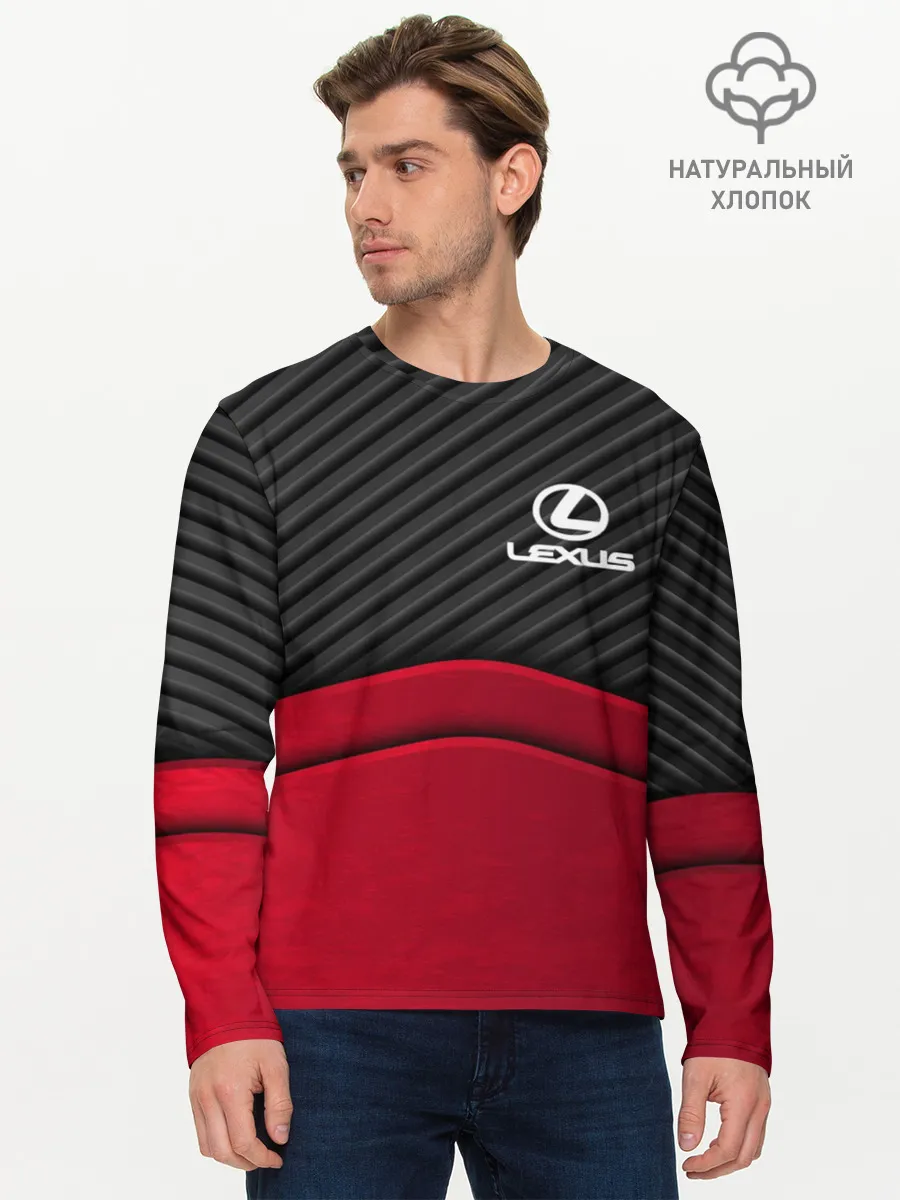 Мужской лонгслив базовый / LEXUS