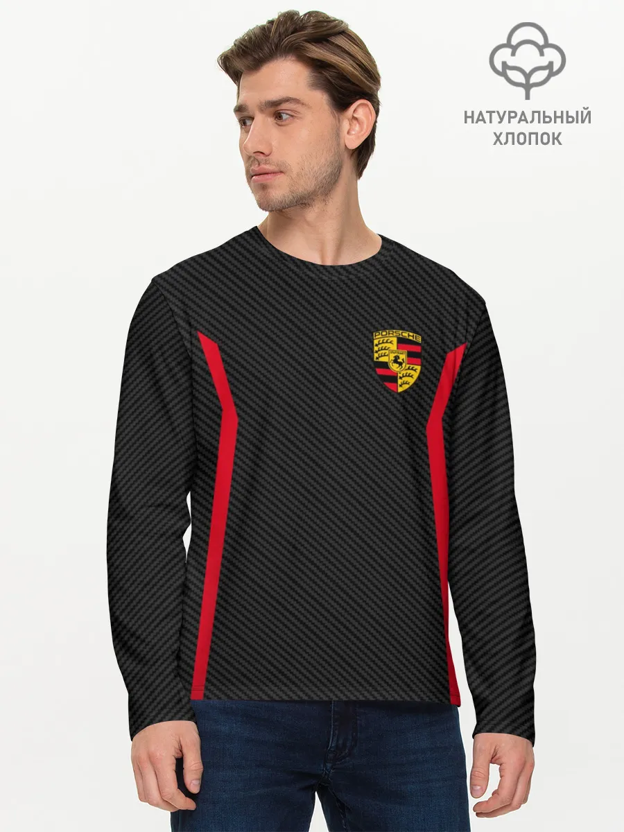 Мужской лонгслив базовый / PORSCHE SPORT | ПОРШЕ