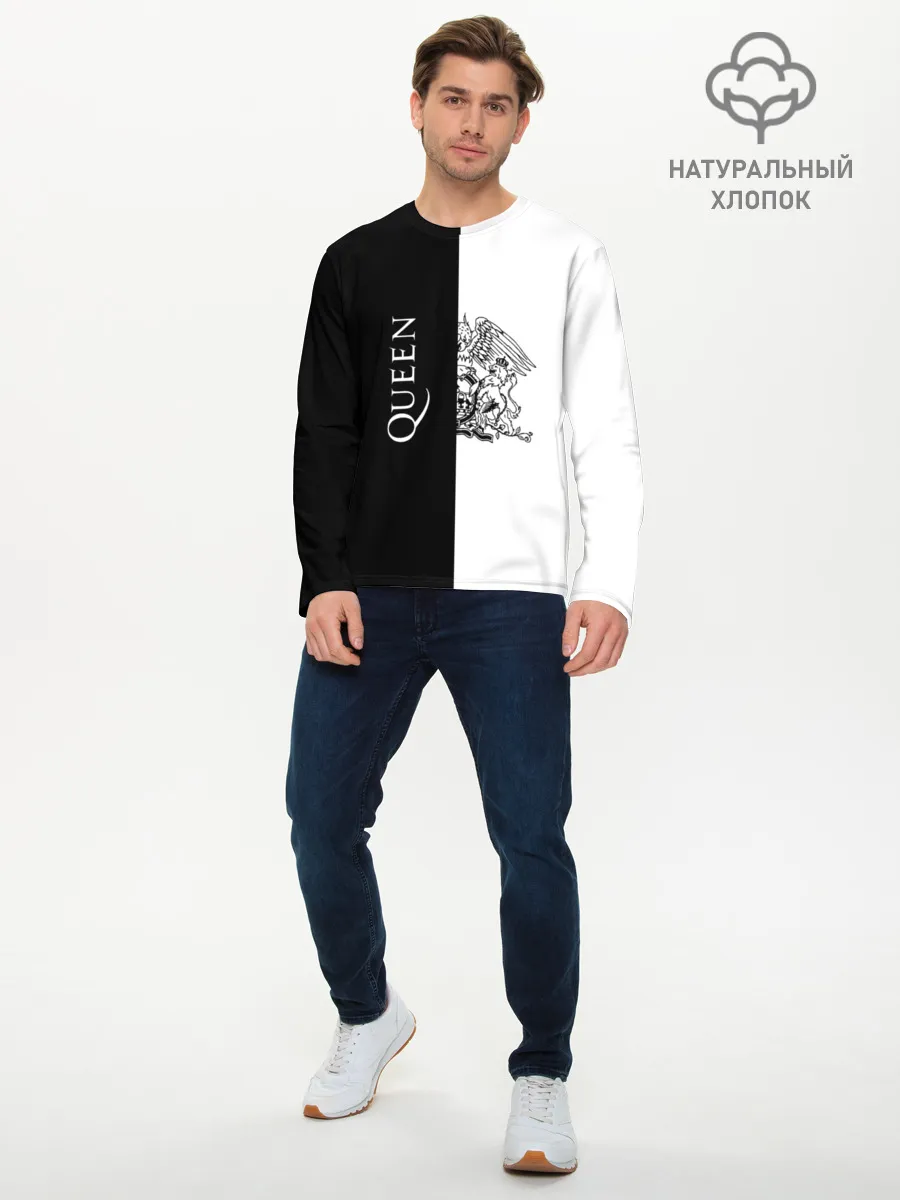 Мужской лонгслив базовый / Queen
