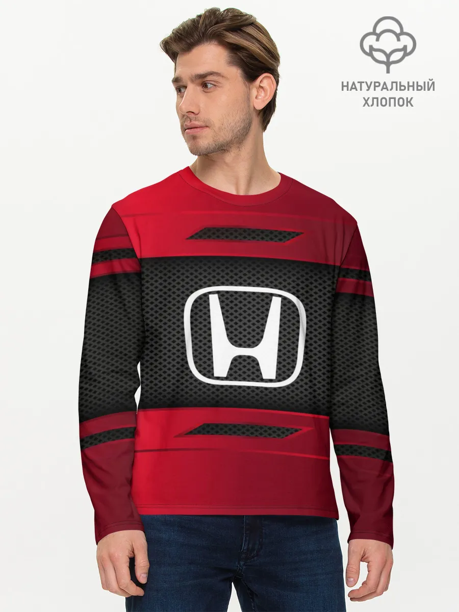 Мужской лонгслив базовый / HONDA SPORT